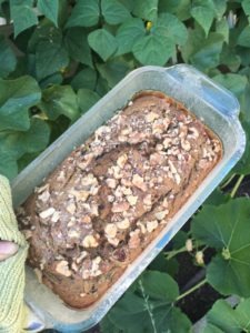 Homemade zucchini bread 